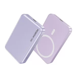 Power Bank Wekome WP-45 Magnetic Wireless PD20W+15W (10000mAh) [Purple]